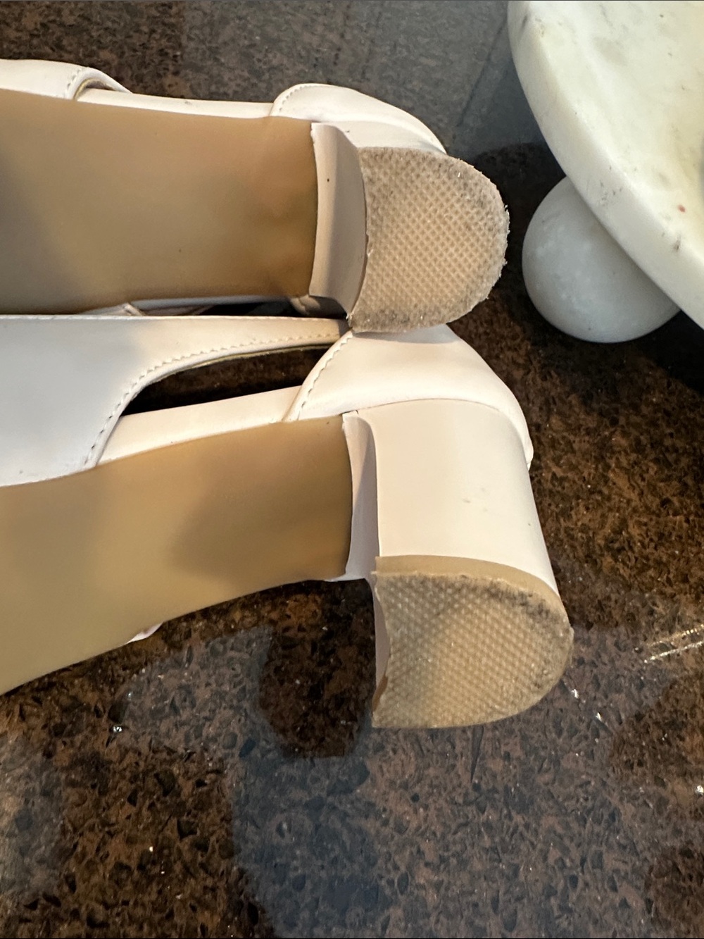 Cream Square-Toe - Picture 3 of 6